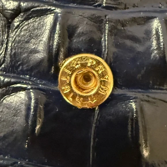 BRAHMIN Envelope Clutch - Navy/Black - Picture 4 of 7